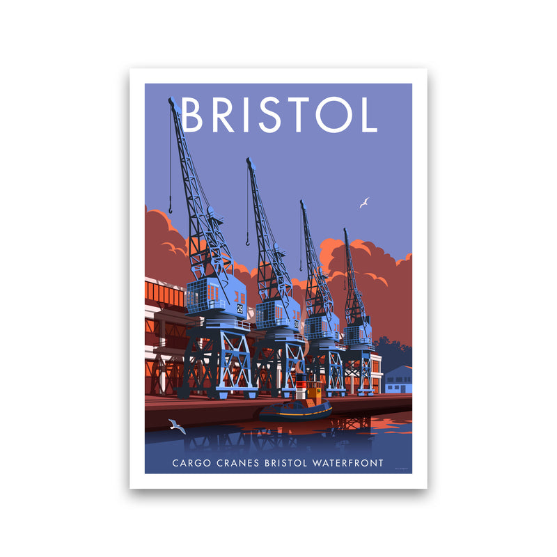 Bristol Waterfront Art Print by Stephen Millership Print Only