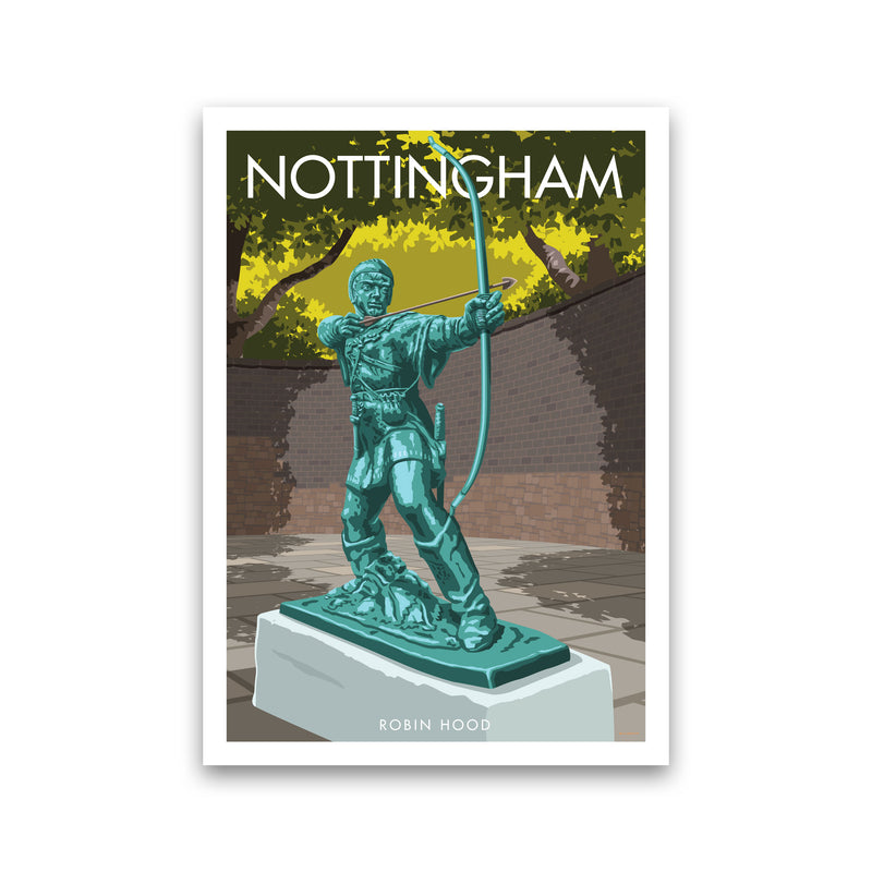 Nottingham Art Print by Stephen Millership Print Only