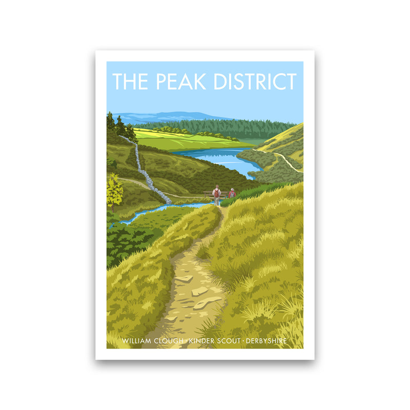 The Peak District Framed Digital Art Print by Stephen Millership Print Only