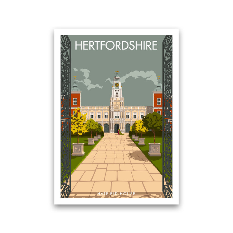 Hatfield House Hertfordshire Art Print by Stephen Millership Print Only
