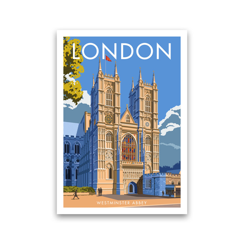 Westminster Abbey London Framed Digital Art Print by Stephen Millership Print Only
