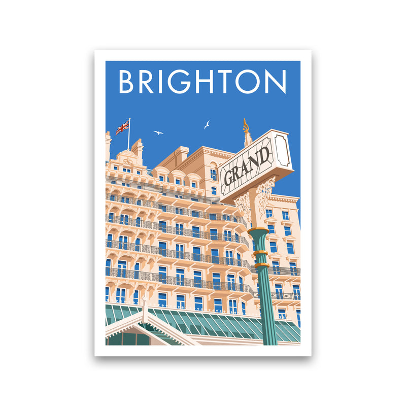Grand Hotel Brighton Art Print by Stephen Millership Print Only