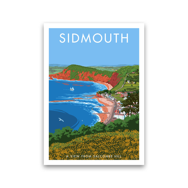 Sidmouth Art Print by Stephen Millership Print Only