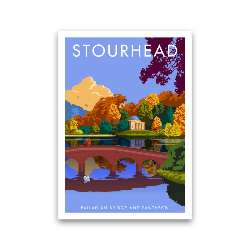 Stourhead Framed Digital Art Print by Stephen Millership Print Only