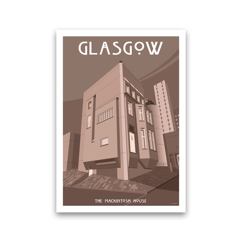 Glasgow Art Print by Stephen Millership Print Only