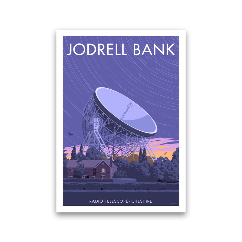 Jodrell Bank Art Print by Stephen Millership Print Only