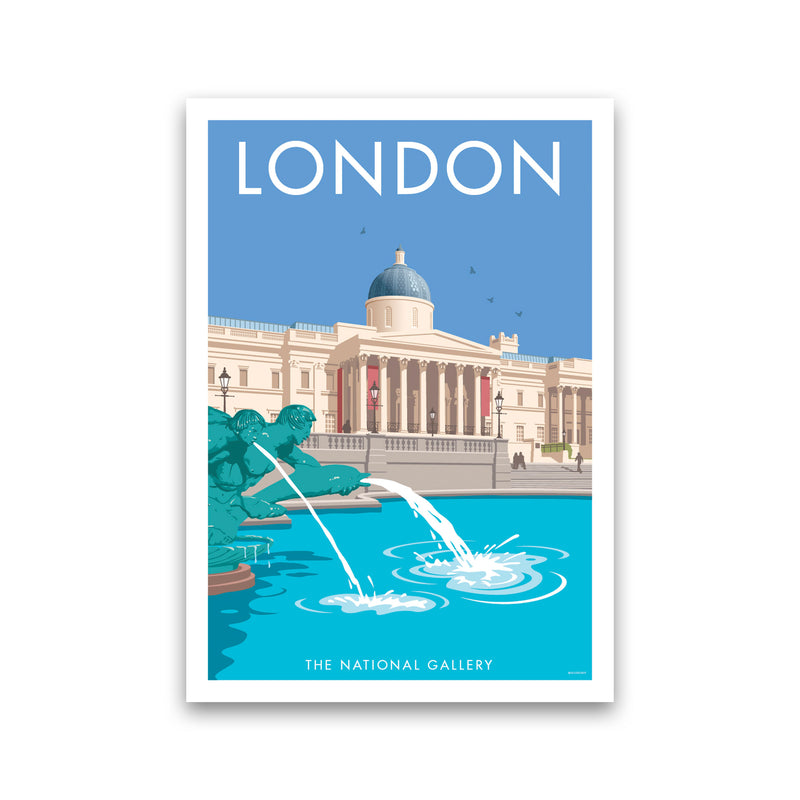 London National Gallery Art Print by Stephen Millership Print Only