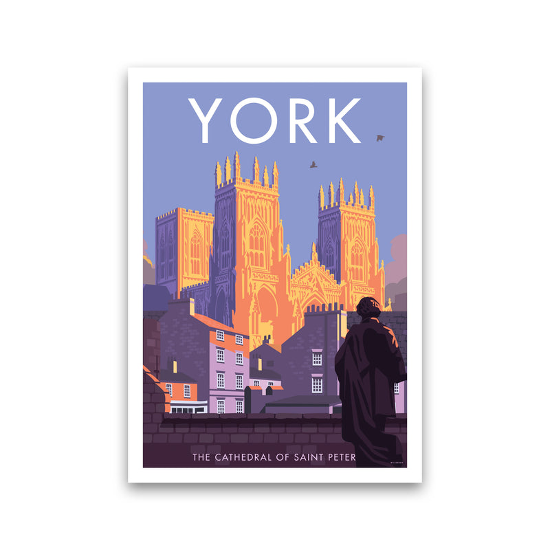 The Cathedral Of Saint Peter, York Art Print by Stephen Millership Print Only