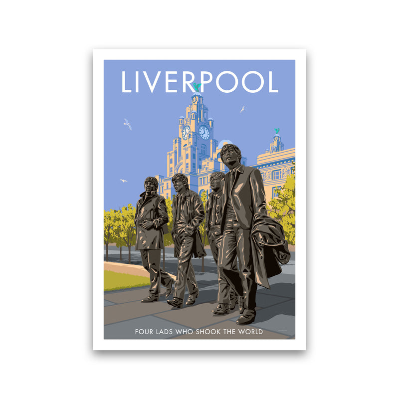 Liverpool Art Print by Stephen Millership Print Only