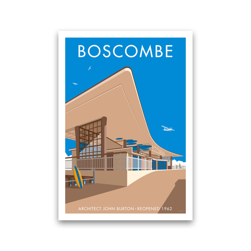 Boscombe Framed Digital Art Print by Stephen Millership Print Only