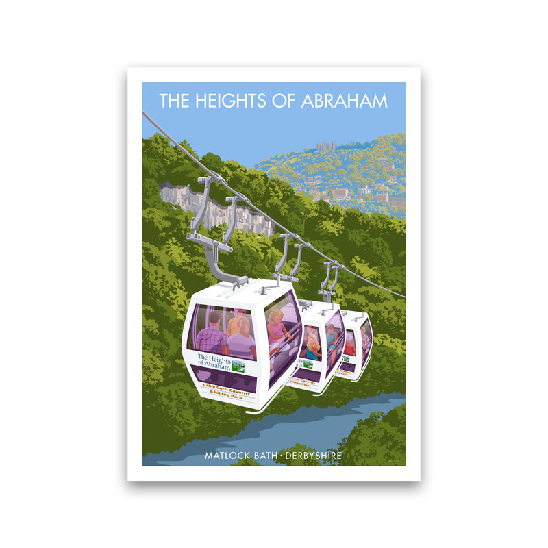 The Heights Of Abraham Art Print by Stephen Millership Print Only