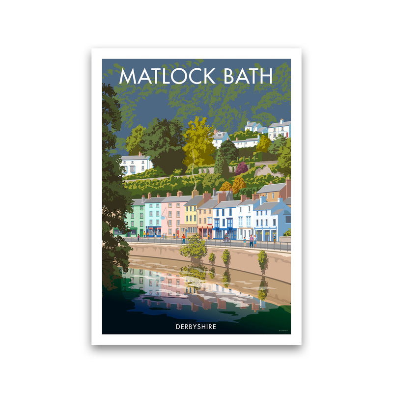Matlock Bath Art Print by Stephen Millership Print Only