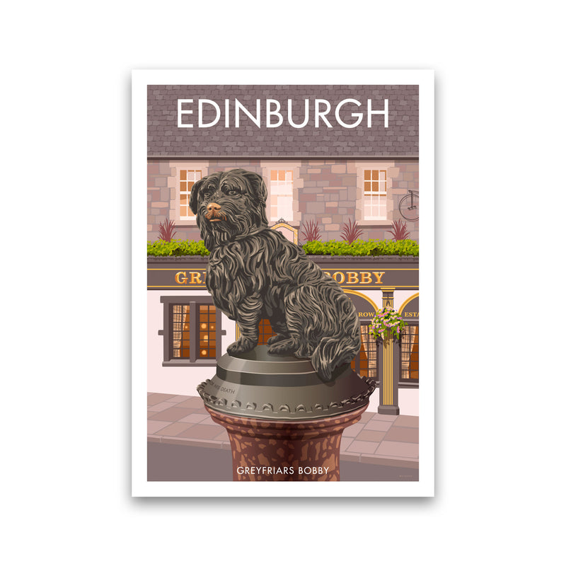 Edinburgh Art Print by Stephen Millership Print Only