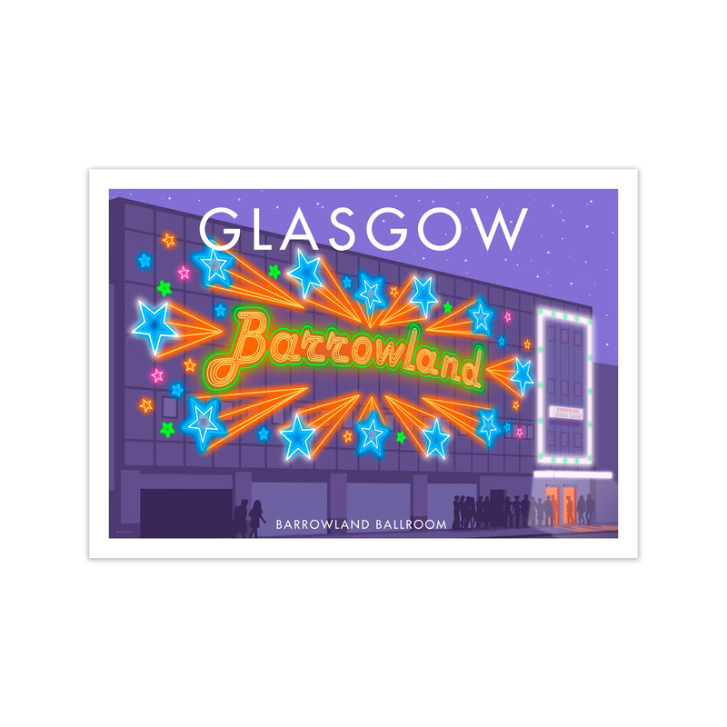 Barrowland Ballroom Glasgow Art Print by Stephen Millership Print Only