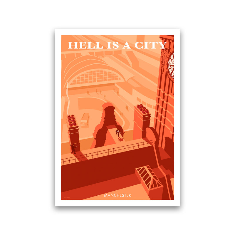 Manchester Art Print by Stephen Millership Print Only