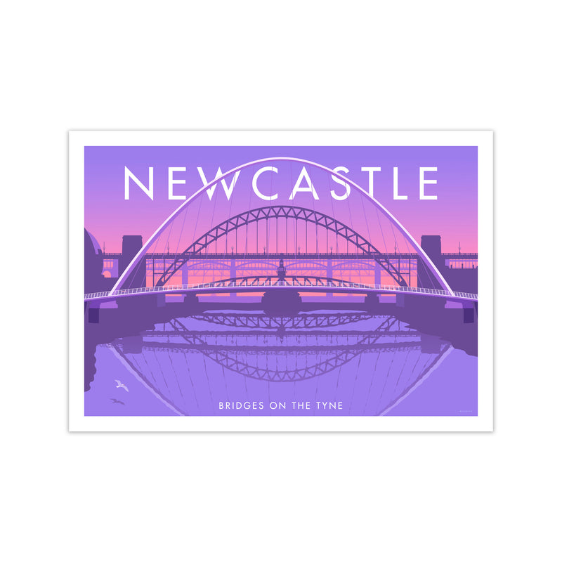 Bridges On The Tyne Newcastle Art Print by Stephen Millership Print Only