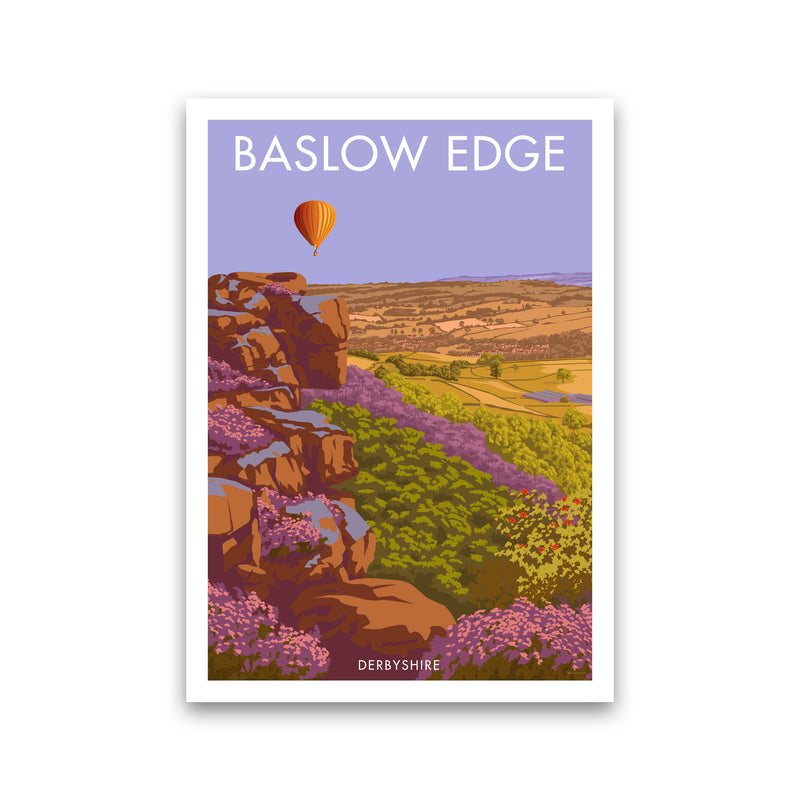 Baslow Edge Derbyshire Travel Art Print by Stephen Millership Print Only