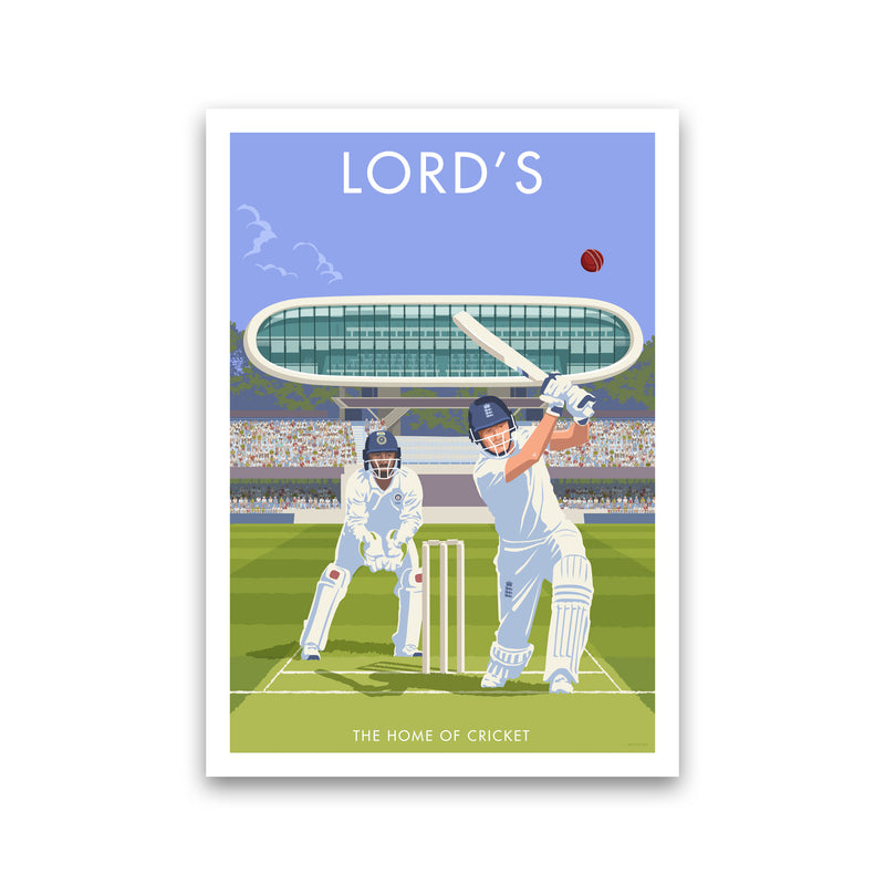 Lord's Travel Art Print by Stephen Millership Print Only