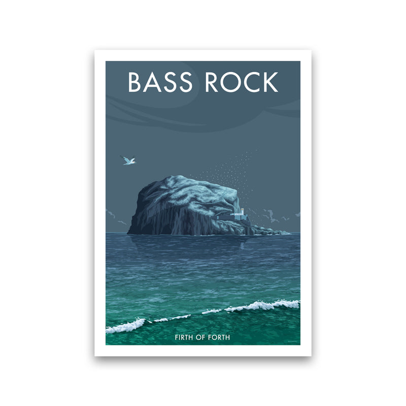 Scotland Bass Rock Art Print by Stephen Millership Print Only