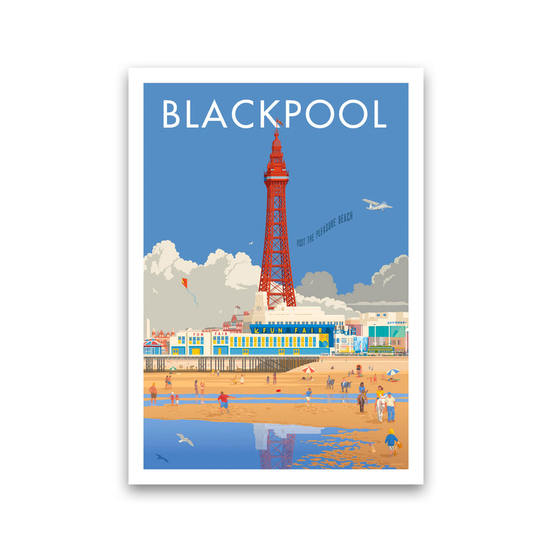 Blackpool 3 Art Print by Stephen Millership Print Only
