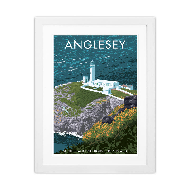 Anglesey Art Print by Stephen Millership White Grain