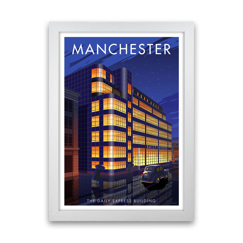Manchester by Stephen Millership White Grain