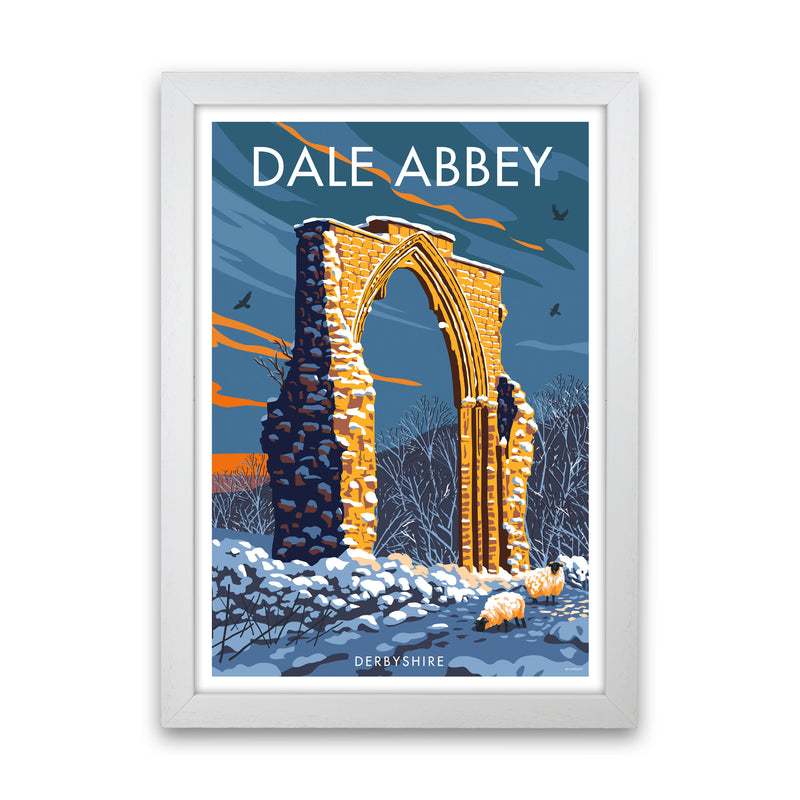 Dale Abbey Derbyshire Art Print by Stephen Millership White Grain