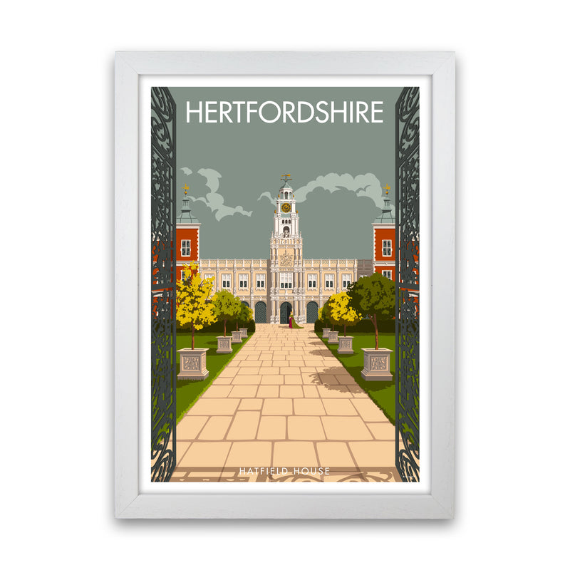 Hatfield House Hertfordshire Art Print by Stephen Millership White Grain