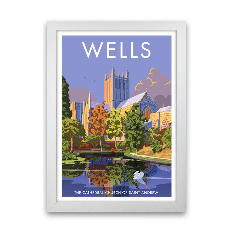 Wells Art Print by Stephen Millership White Grain