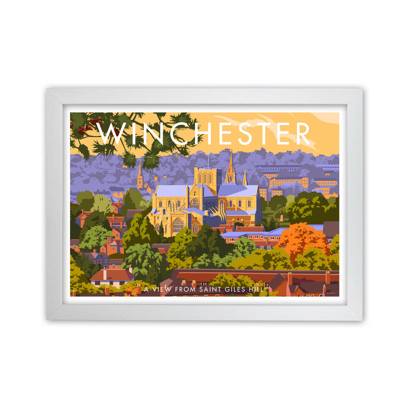 Winchester Art Print by Stephen Millership White Grain