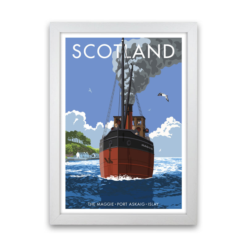 Scotland Art Print by Stephen Millership White Grain