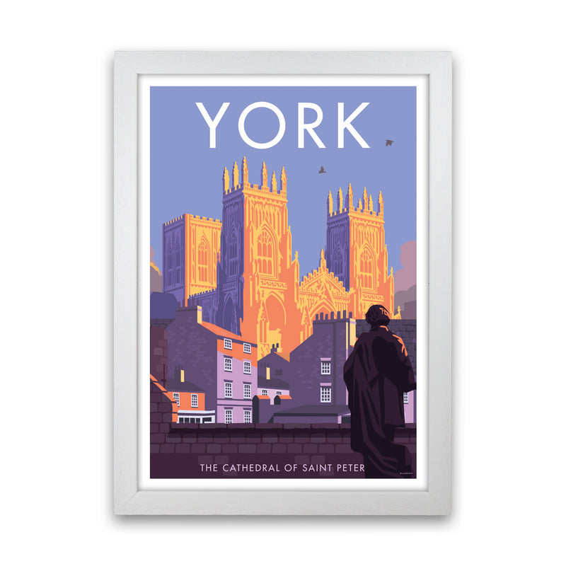 The Cathedral Of Saint Peter, York Art Print by Stephen Millership White Grain