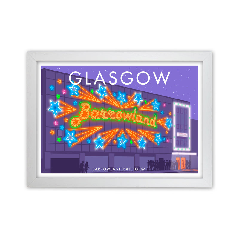 Barrowland Ballroom Glasgow Art Print by Stephen Millership White Grain
