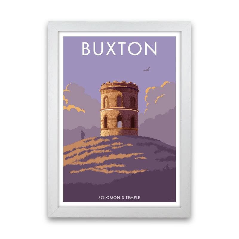 Buxton Solomon's Temple Derbyshire Travel Art Print by Stephen Millership White Grain