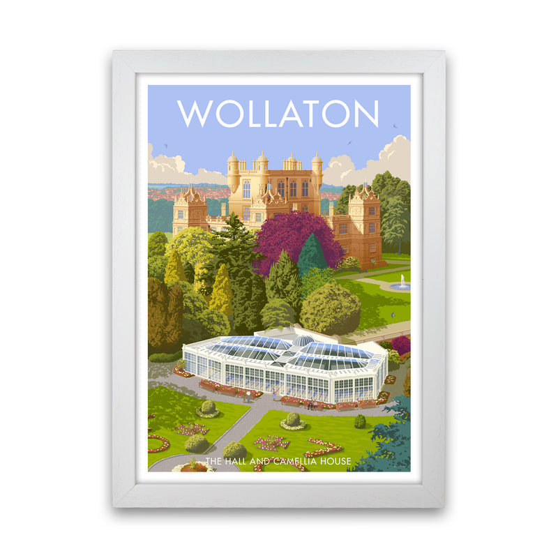 Nottingham Wollaton Hall Art Print by Stephen Millership White Grain