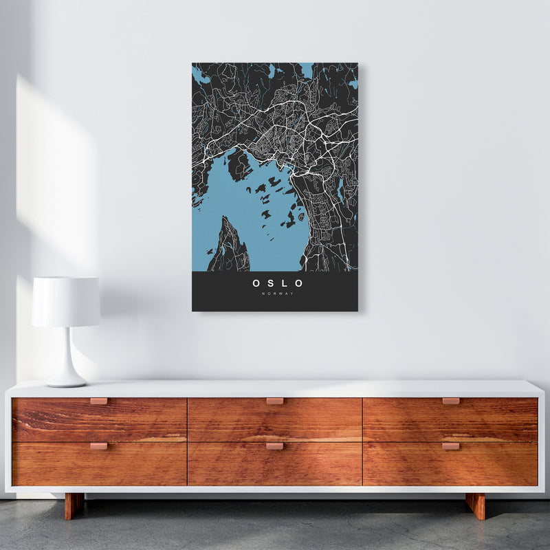 Oslo Art Print by UrbanMaps A1 Canvas