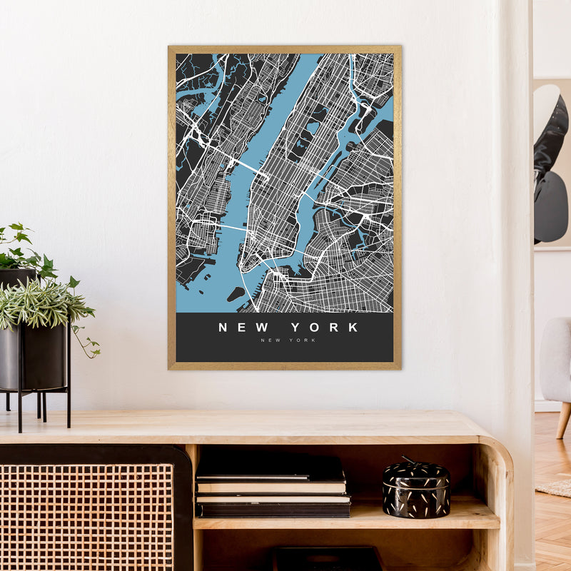 New York II Art Print by UrbanMaps A1 Print Only