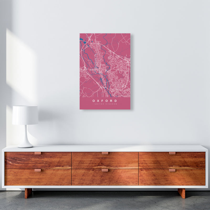 Oxford III Art Print by UrbanMaps A2 Canvas