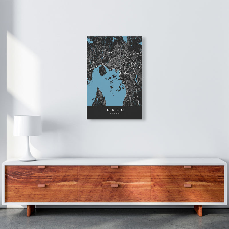 Oslo Art Print by UrbanMaps A2 Canvas