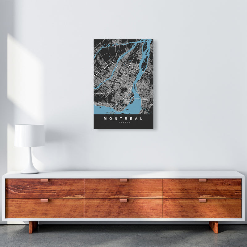 Montreal Art Print by UrbanMaps A2 Canvas