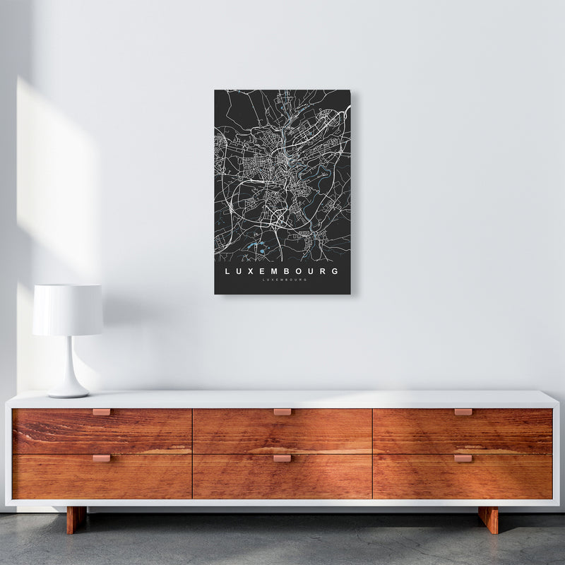 Luxembourg Art Print by UrbanMaps A2 Canvas