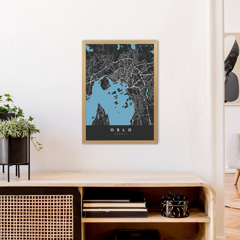 Oslo Art Print by UrbanMaps A2 Print Only