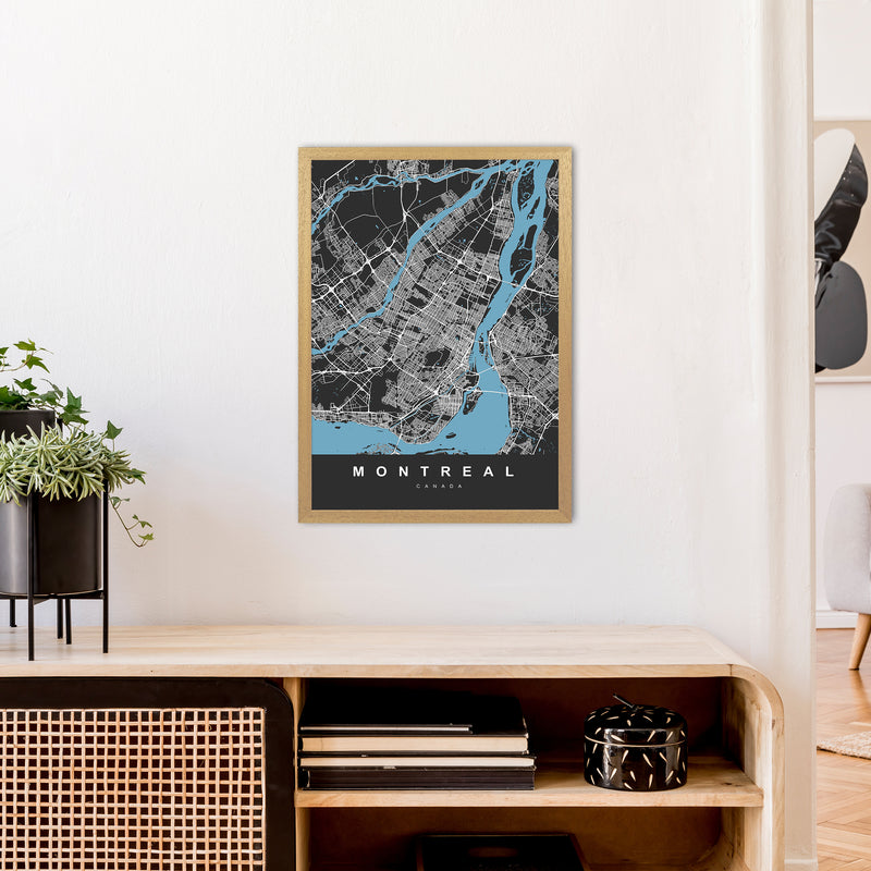 Montreal Art Print by UrbanMaps A2 Print Only