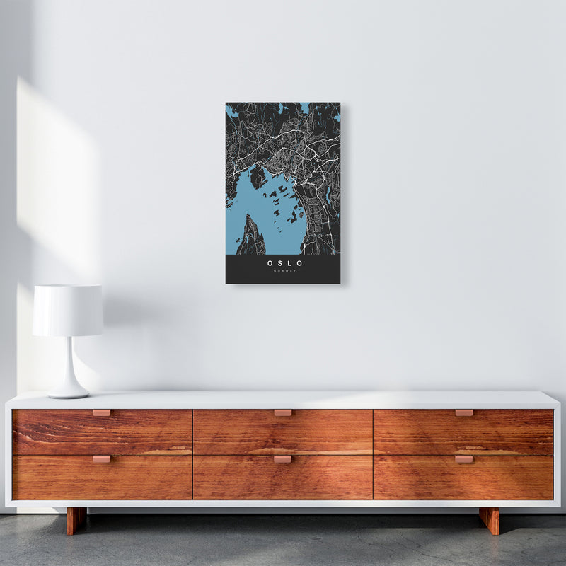 Oslo Art Print by UrbanMaps A3 Canvas