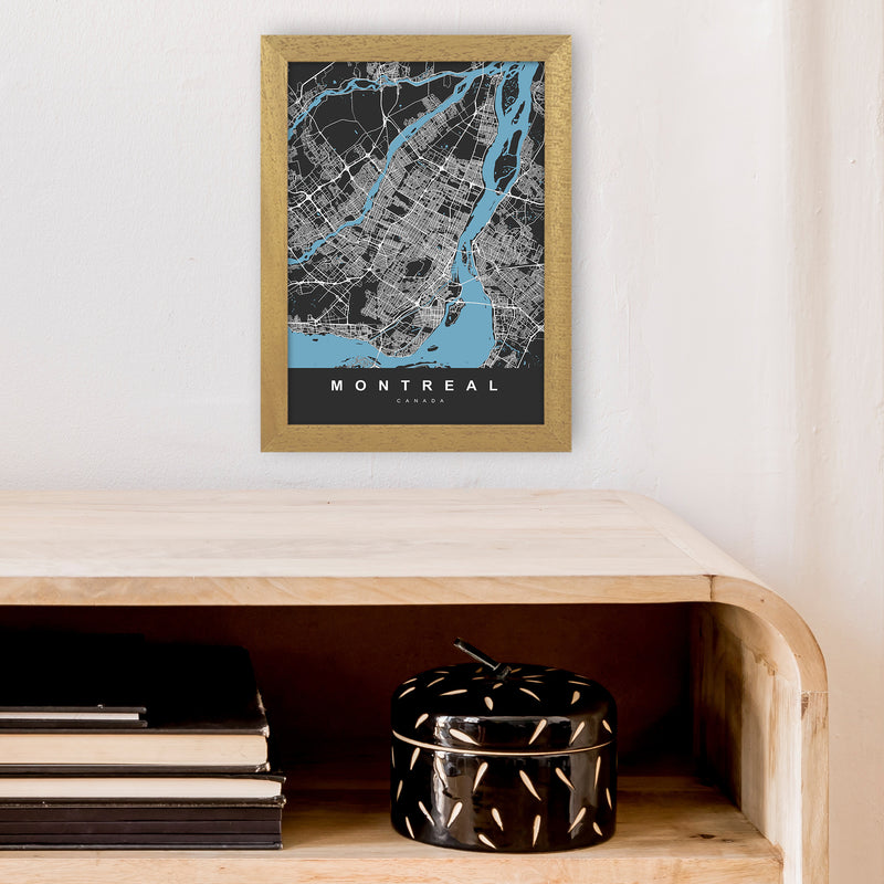 Montreal Art Print by UrbanMaps A4 Print Only