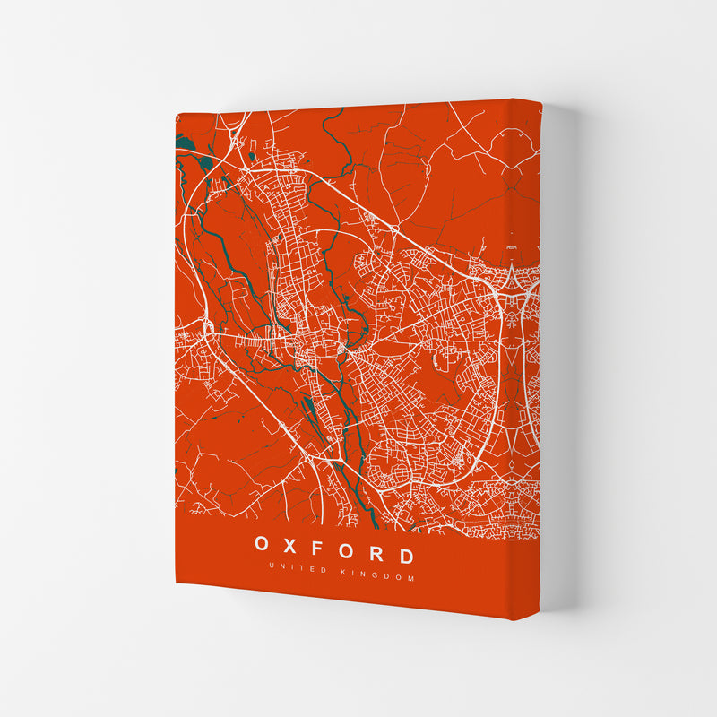 Oxford I Art Print by UrbanMaps Canvas