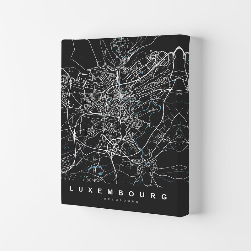 Luxembourg Art Print by UrbanMaps Canvas
