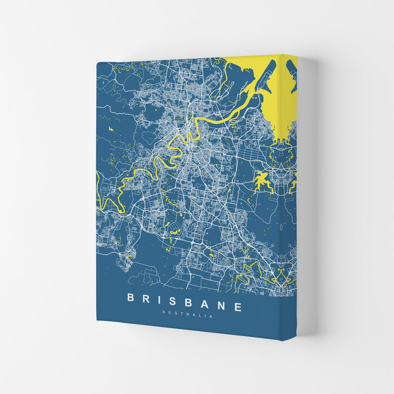 Brisbane I Art Print by UrbanMaps Canvas