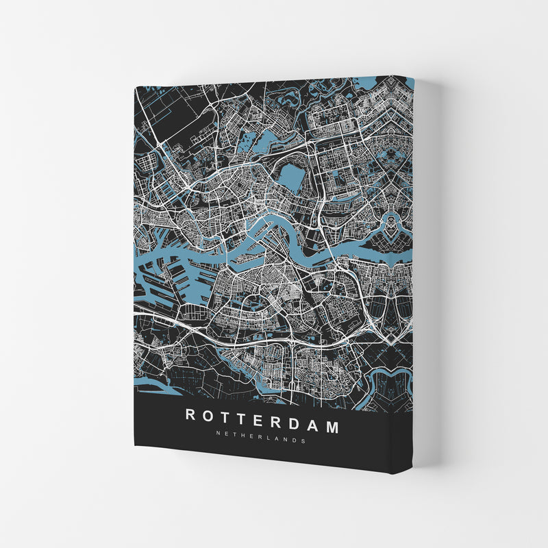 Rotterdam Art Print by UrbanMaps Canvas