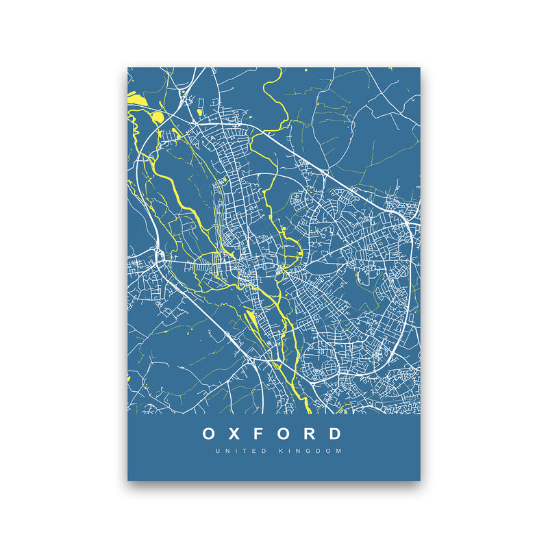 Oxford II Art Print by UrbanMaps Print Only